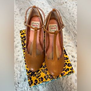 Bettie Page T Strap Heel Shoes